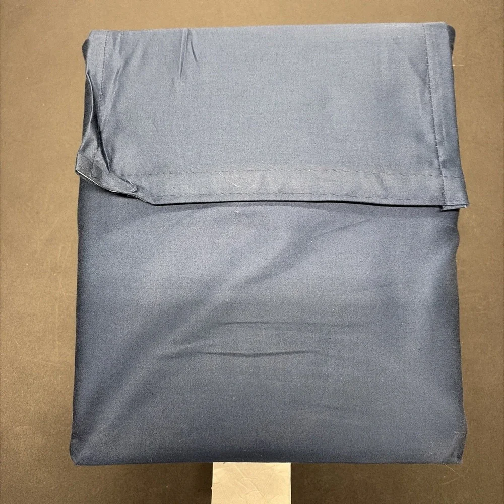 NEW Threshold 800 TC Thread Count Full Hotel Sateen Sheet 6pc Set Graphite Blue